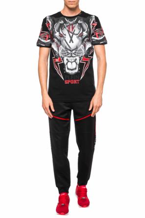 Sweatpants with logo, zdjęcie 2 Sweatpants with logo od Plein Sport